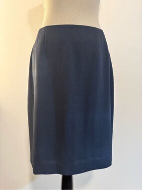 Ellen Tracy Linda Allard Dark Gray Pencil Skirt Size 10